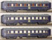 49123 LS Models Set of 3 Sleeping cars type WL F of CIWL in 1968 livery
